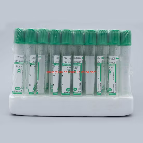 Approbation stérile jetable médicale de la CE de tubes de collection de sang de vide