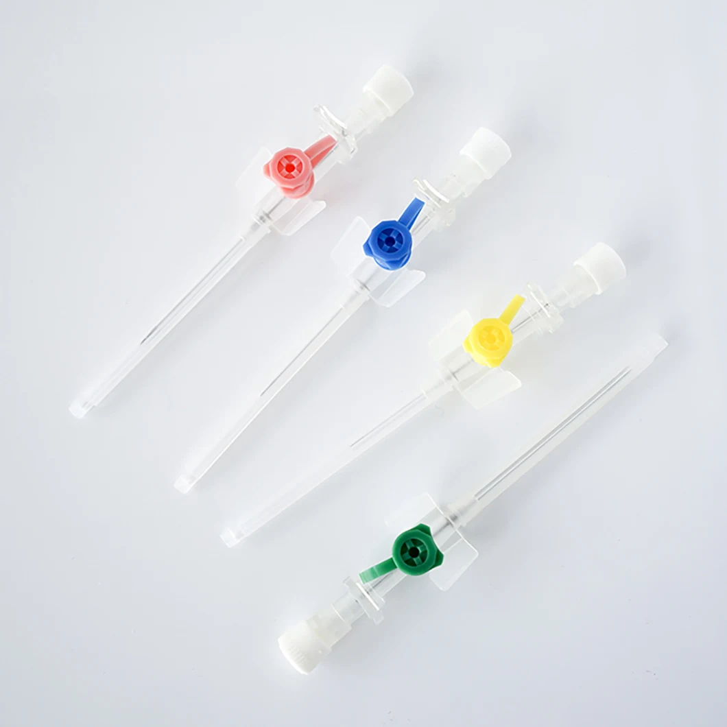 Medical Pen Type IV Cannula with Wing Introvenous Cannula IV Catheter