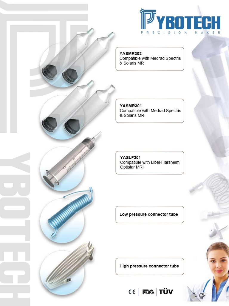 Disposable High Pressure CT Angiographic Syringe