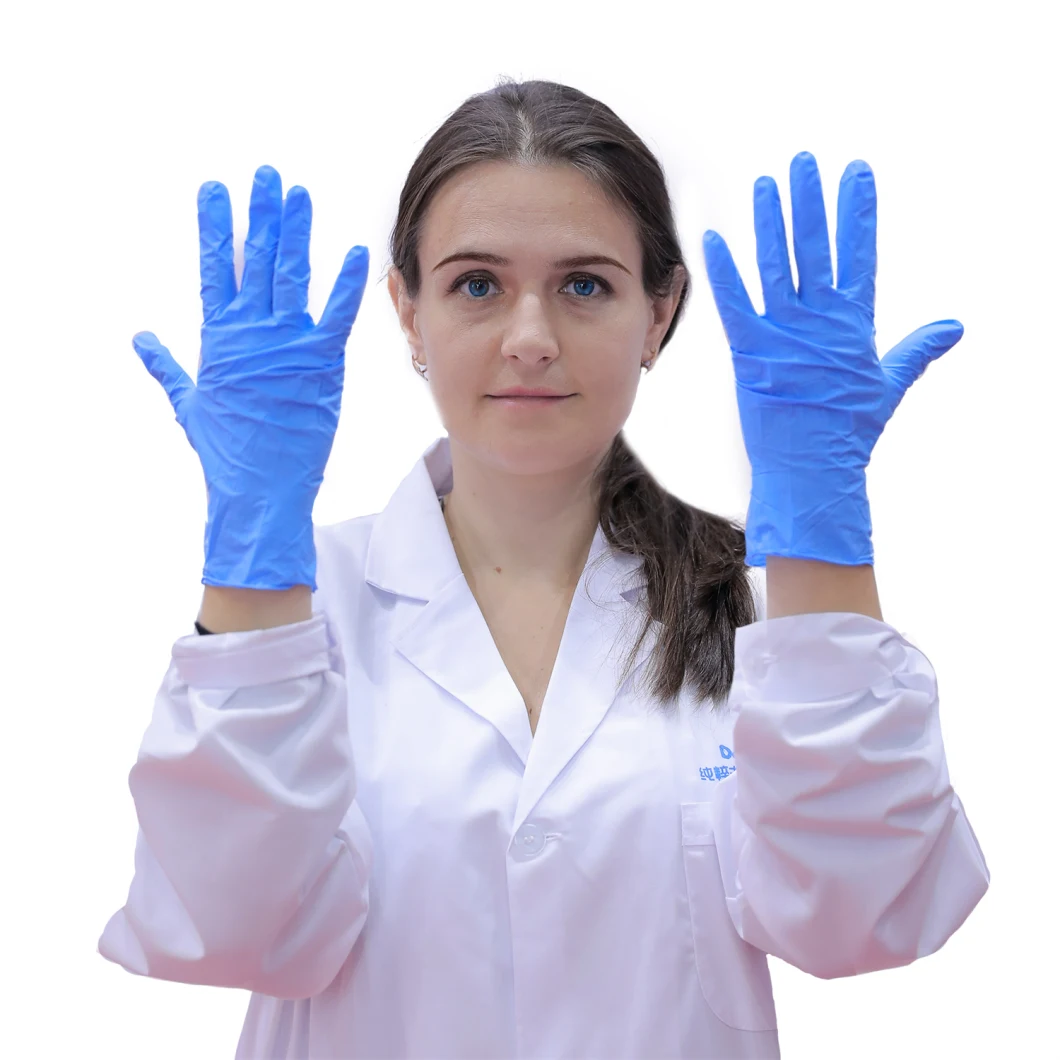 Disposable Custom Examination Black Powder Free Non-Medical Nitrile Gloves
