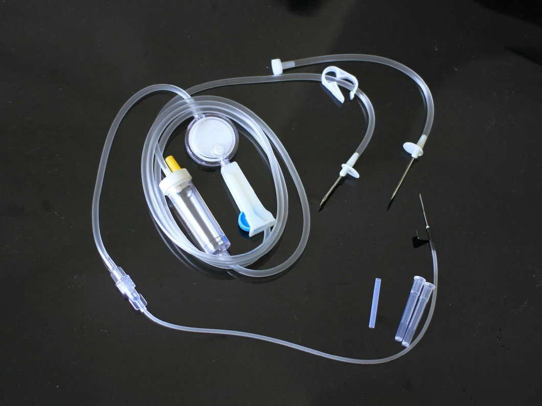 Medical Supply Disposable IV Transfusion Infusion Set with Luer Lock