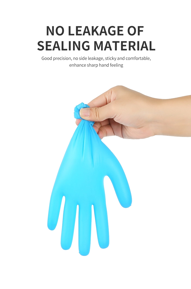 Wholesale Cheap Powder Free Disposable Hand Gloves Custom Sterile Non Medical Safety Nitrile Gloves