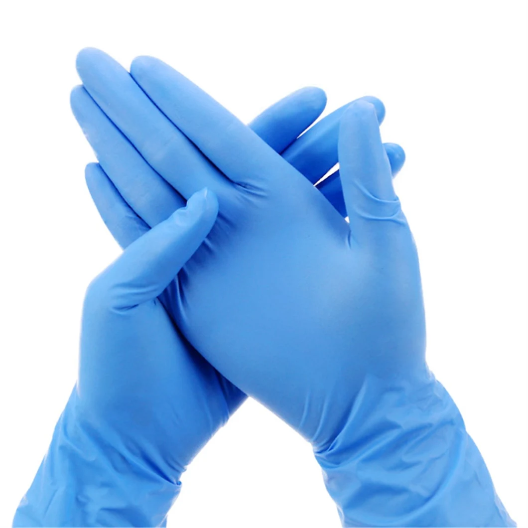 Disposable Custom Examination Black Powder Free Non-Medical Nitrile Gloves
