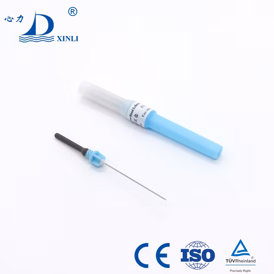 Aiguille de collecte de sang de sécurité Flashback de type stylo multi-échantillons jetables pour échantillon de support de conteneurs de test sanguin avec 18-30g Ceiso510K