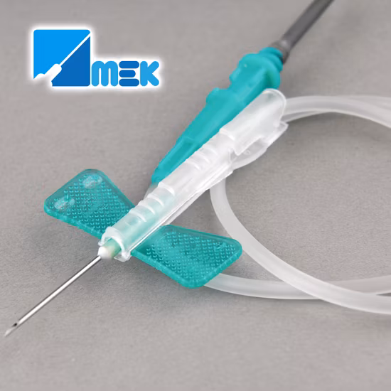 Aiguille jetable de collection de sang de papillon avec 18-25g CE510kisomdsap